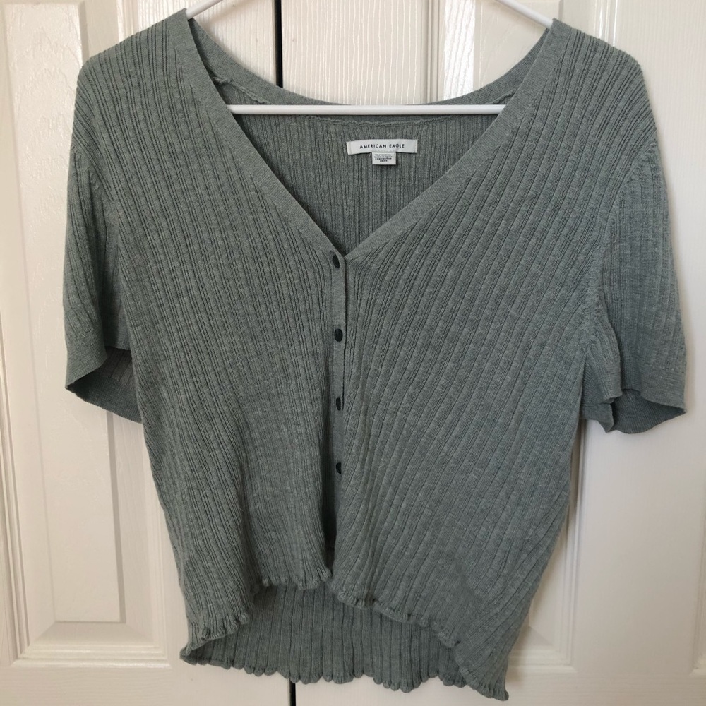 American eagle cardigan shirt